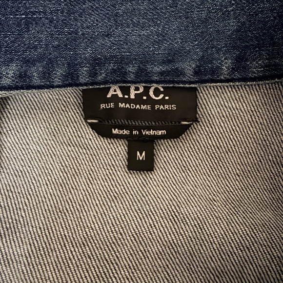 A.P.C. Mid Blue Denim Jacket - Picture 5 of 5